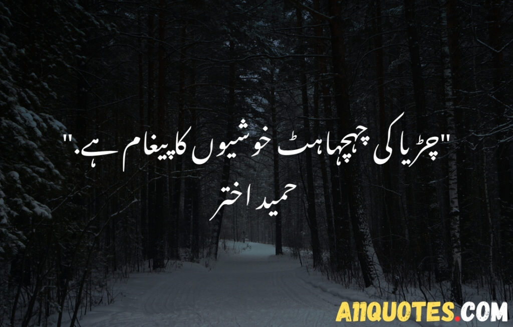 Short Quotes About Nature in Urdu