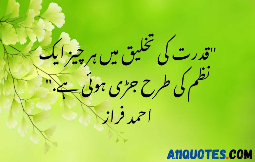 Beautiful Nature Quotes In Urdu