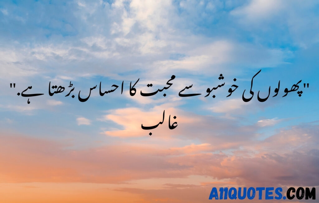 Love Nature Quotes in Urdu