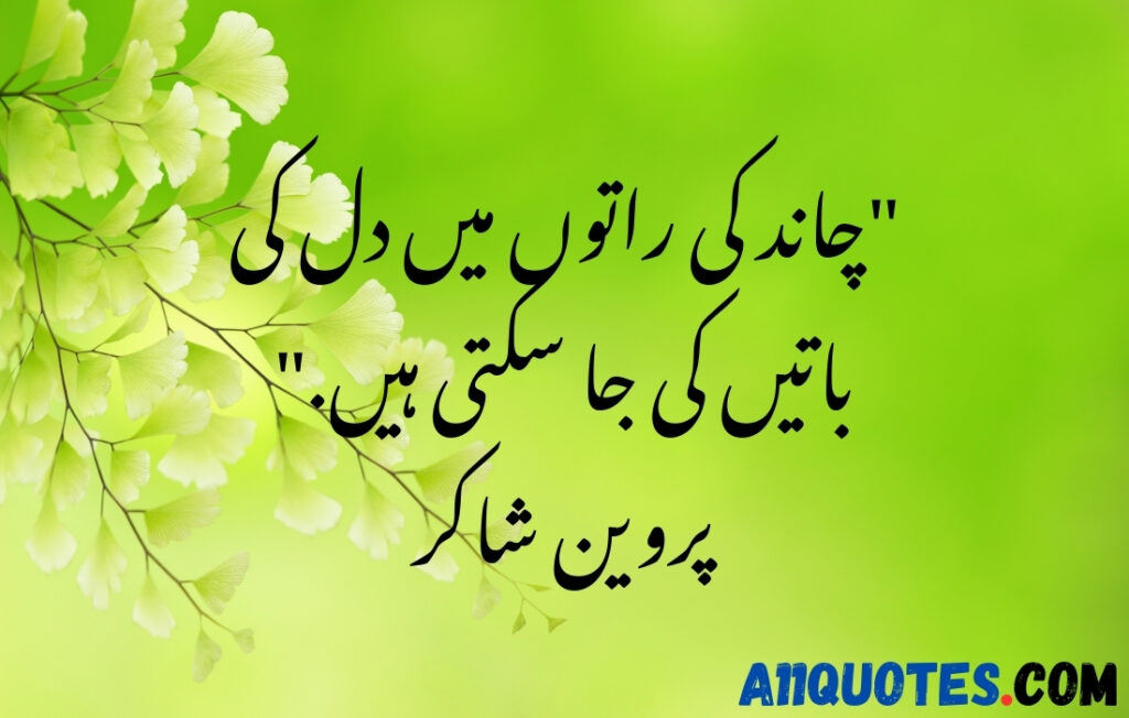 Beautiful Nature Quotes In Urdu