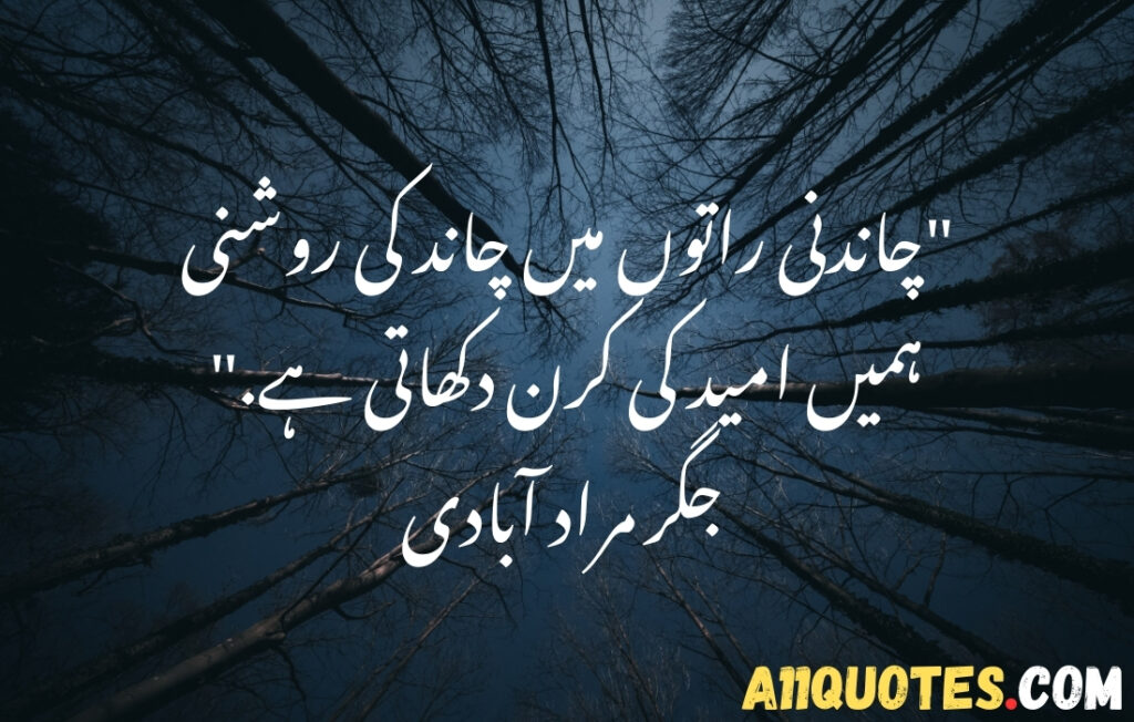 Deep Nature Quotes in Urdu