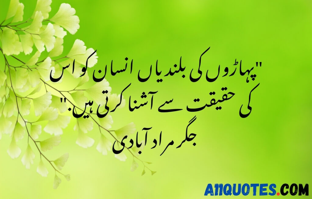 Beautiful Nature Quotes In Urdu