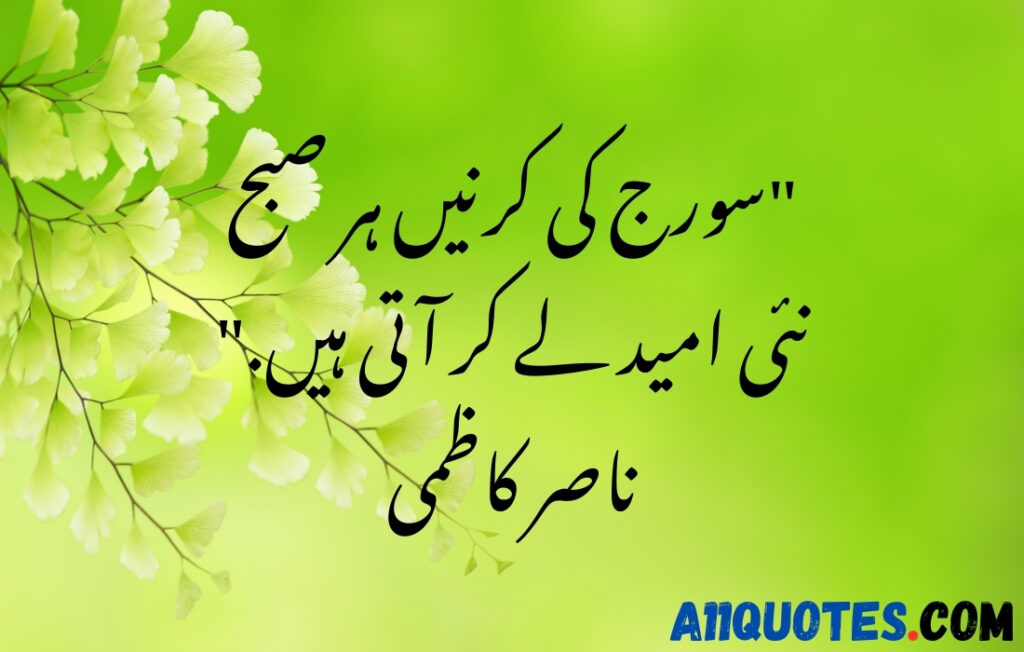 Beautiful Nature Quotes In Urdu