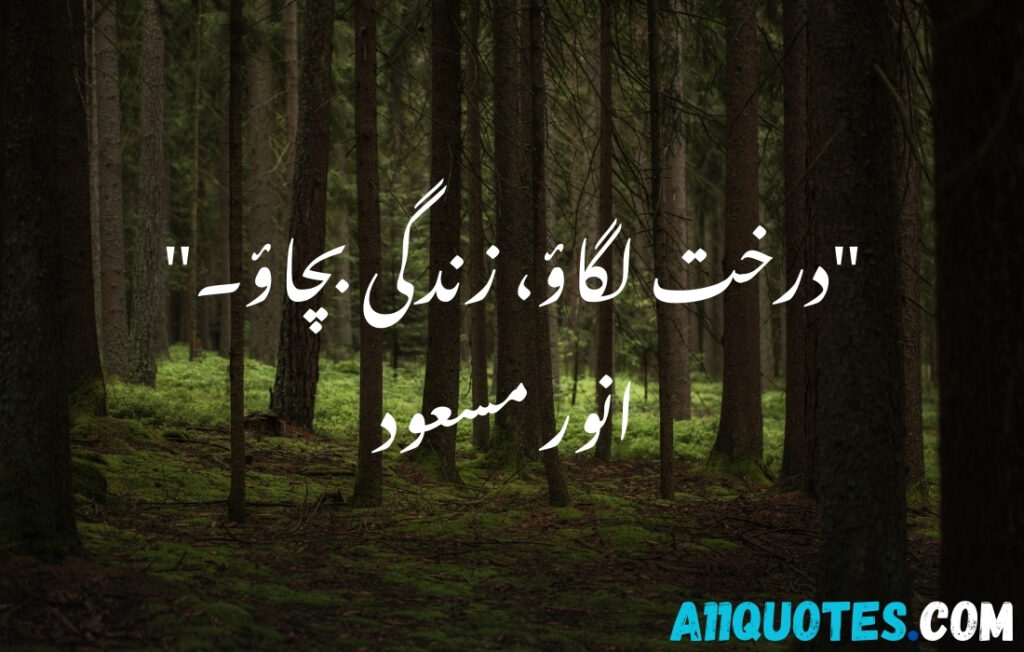 Environment Quotes in Urdu for Students