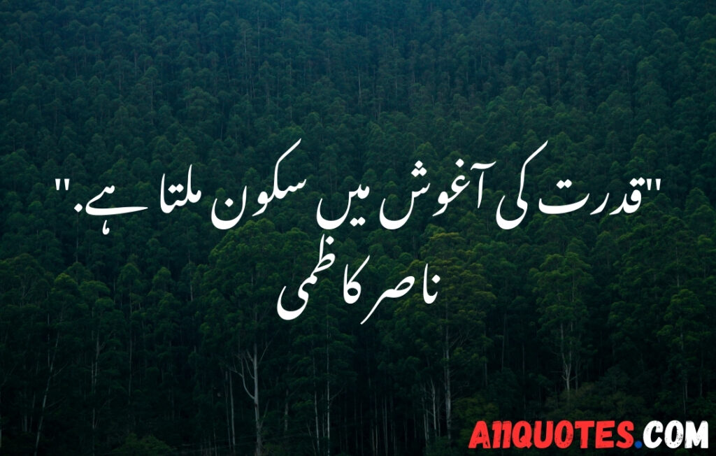 Short Environment Quotes in Urdu