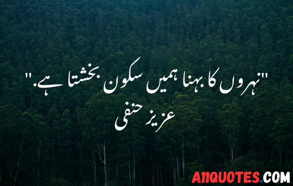 Short Environment Quotes in Urdu