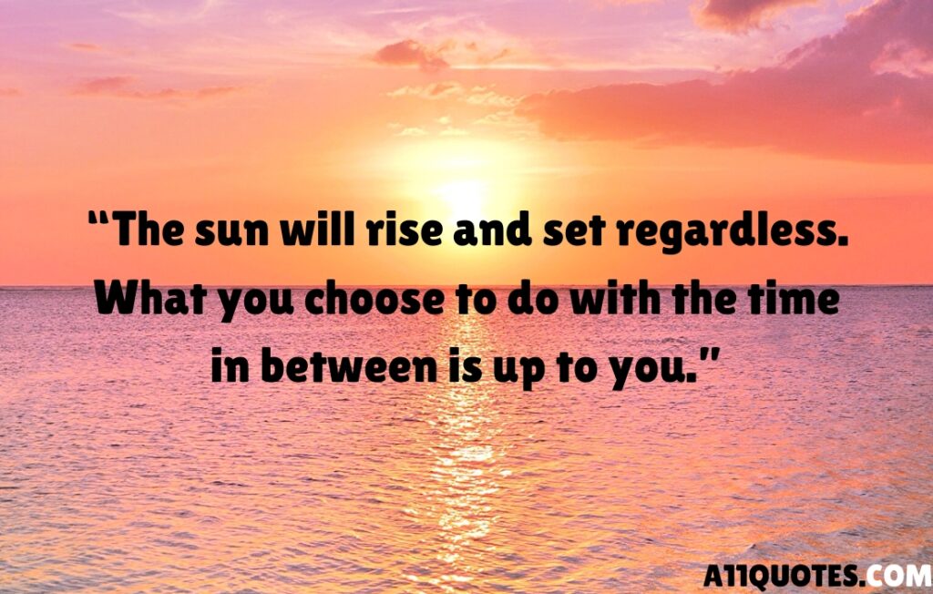 Top Motivational Sunset Quotes