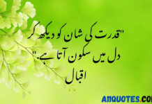 Beautiful Nature Quotes In Urdu