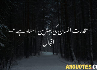 Short Quotes About Nature in Urdu