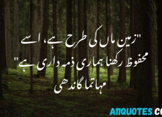 Environment Quotes in Urdu for Students