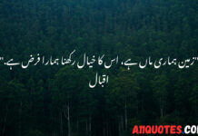 Short Environment Quotes in Urdu