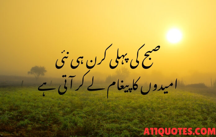 10 Best Morning Quotes In Urdu