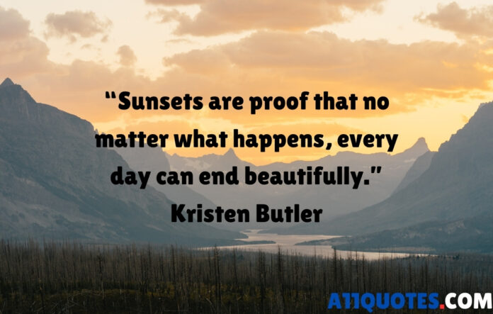 Best Inspirational Sunset Quotes